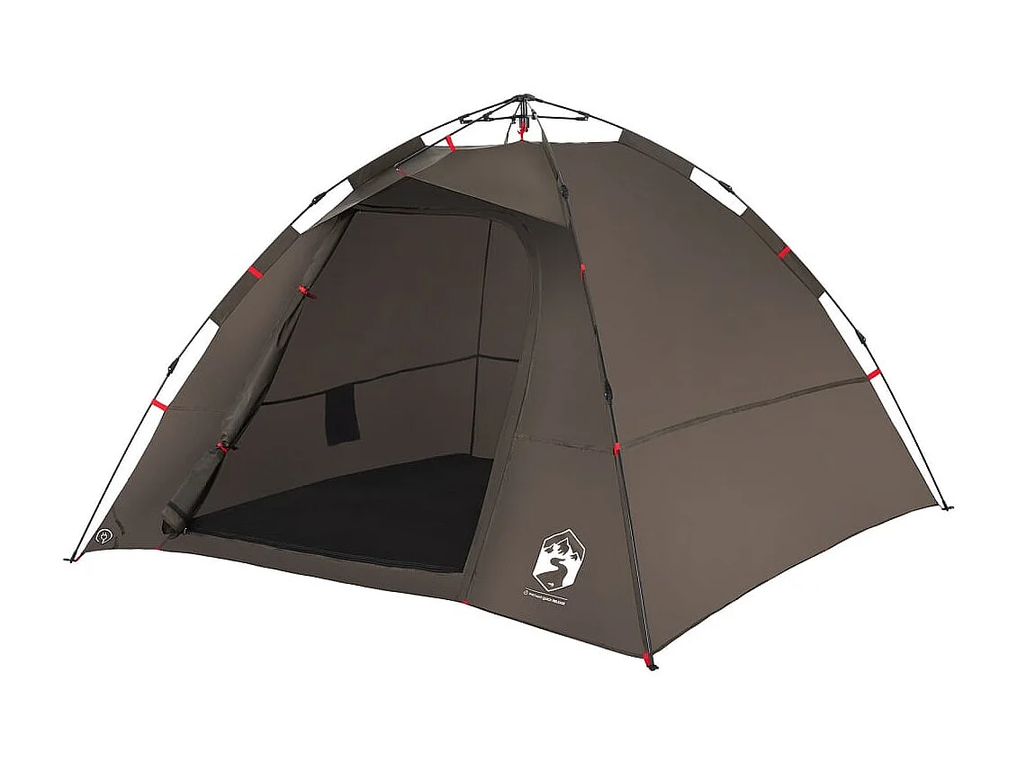 Tenda de pesca para 4 pessoas libertação rápida castanho PT463313