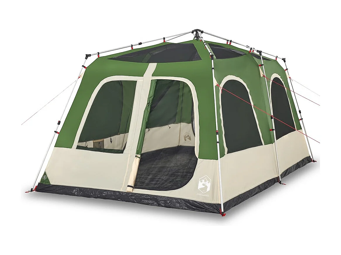 Tenda familiar cúpula para 8 pessoas libertação rápida verde PT986175