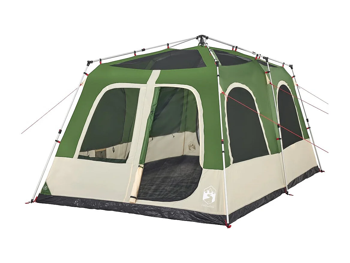 Tenda familiar cúpula para 8 pessoas libertação rápida verde PT986175