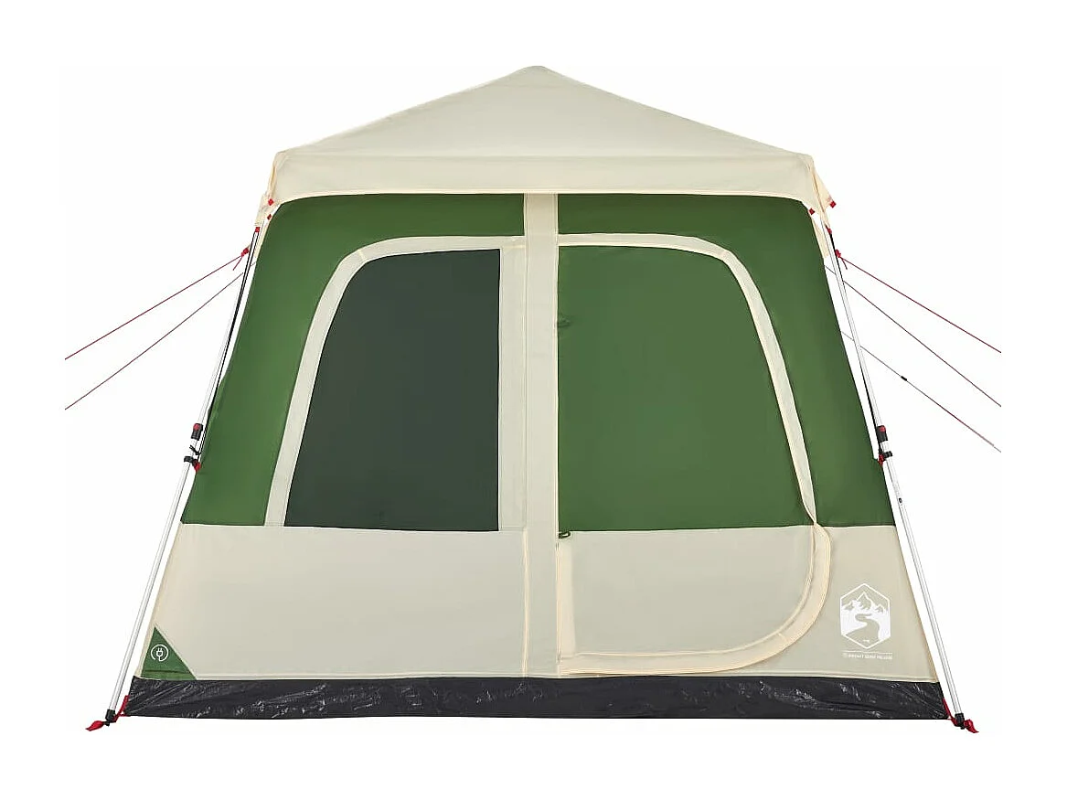 Tenda familiar cúpula para 8 pessoas libertação rápida verde PT986175