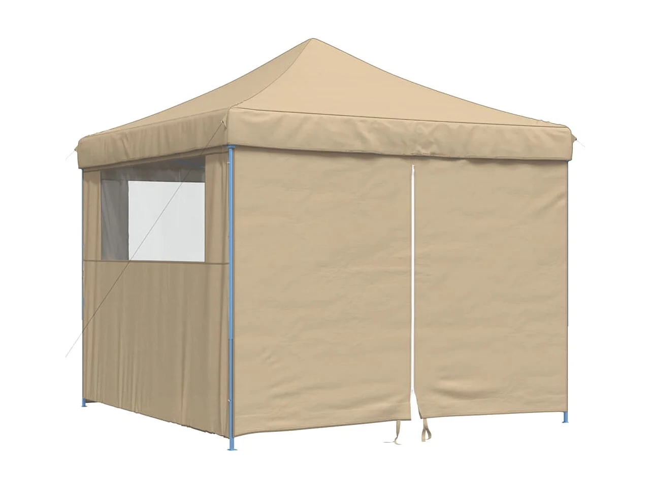 Tonnelle -Tente de réception pliable escamotable avec 4 parois latérales FR839540