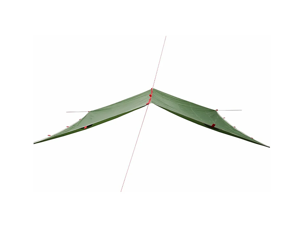 Tonnelle- Bâche de camping vert 300x294 cm imperméable FR168303