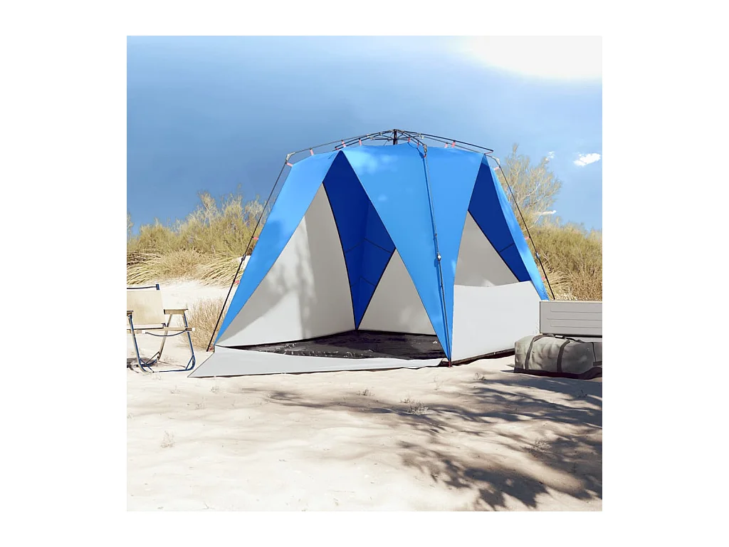 Tonnelle -Tente de plage 4 personnes libération rapide imperméable FR766339