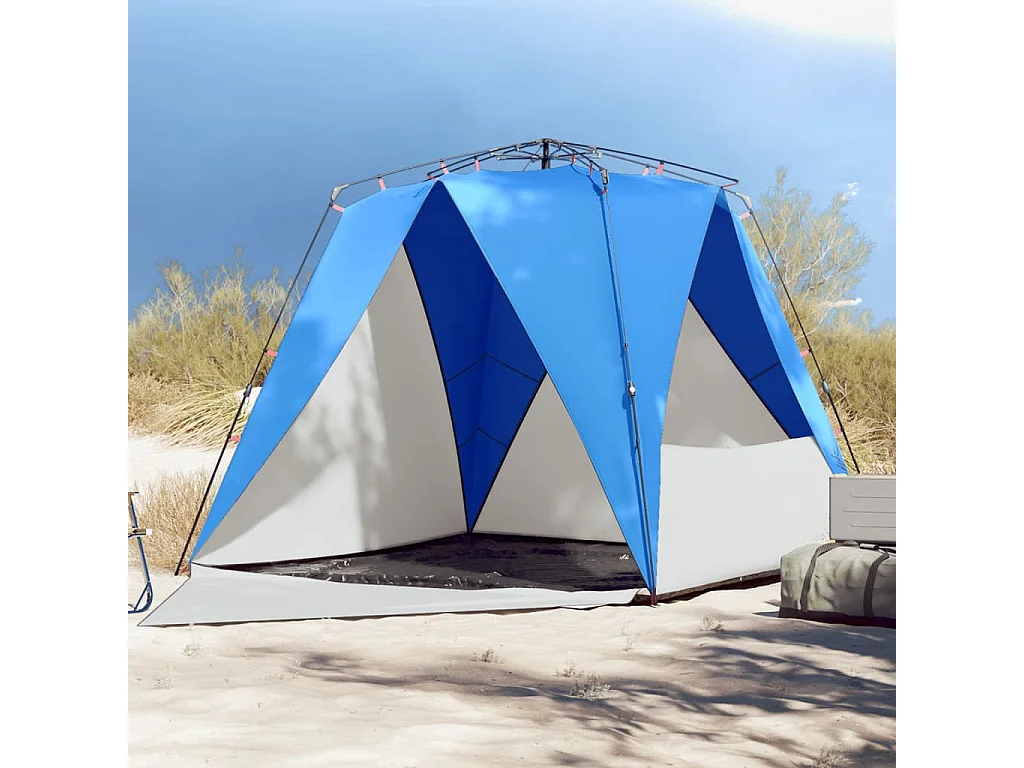 Tonnelle -Tente de plage 4 personnes libération rapide imperméable FR766339