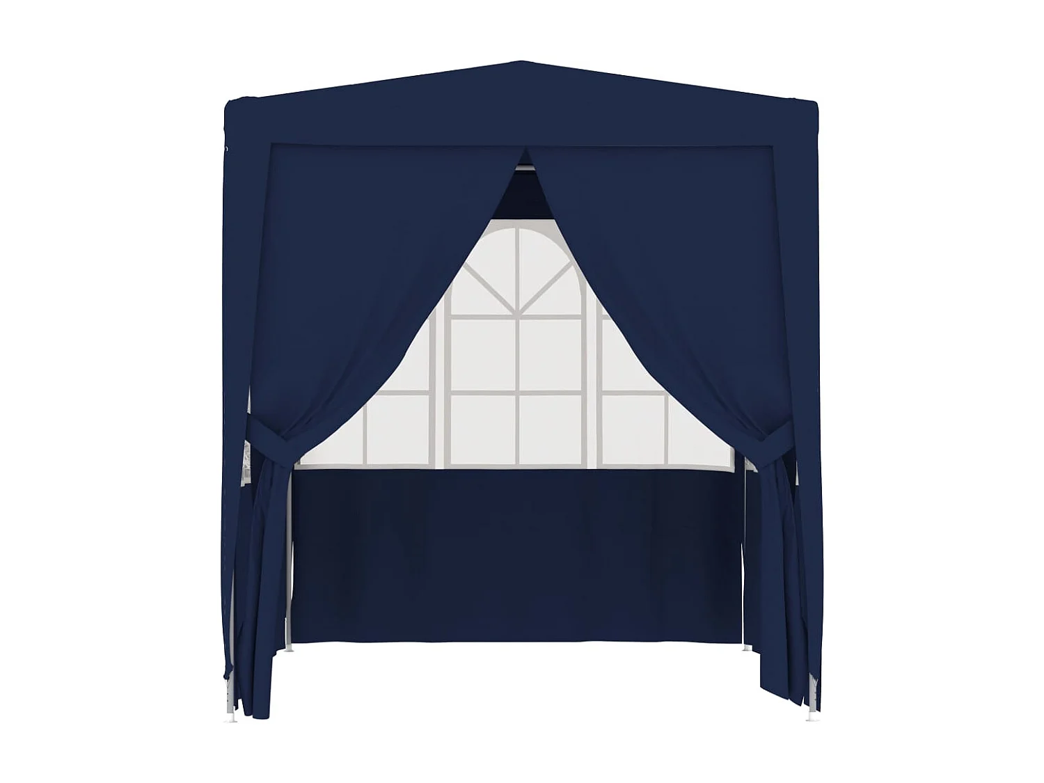 Tenda festas com paredes laterais 2x2 m 90 g/m² azul PT933105