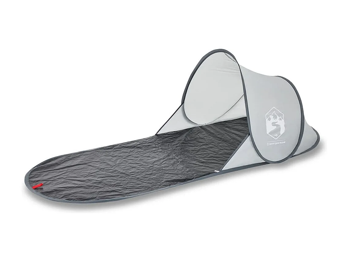 Tonnelle -Tente de plage gris escamotable imperméable FR162336