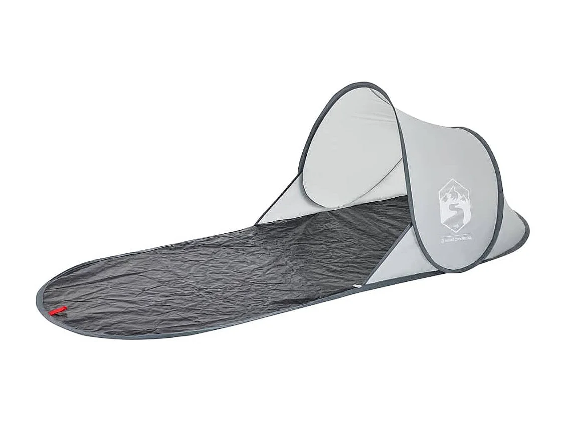 Tonnelle -Tente de plage gris escamotable imperméable FR162336
