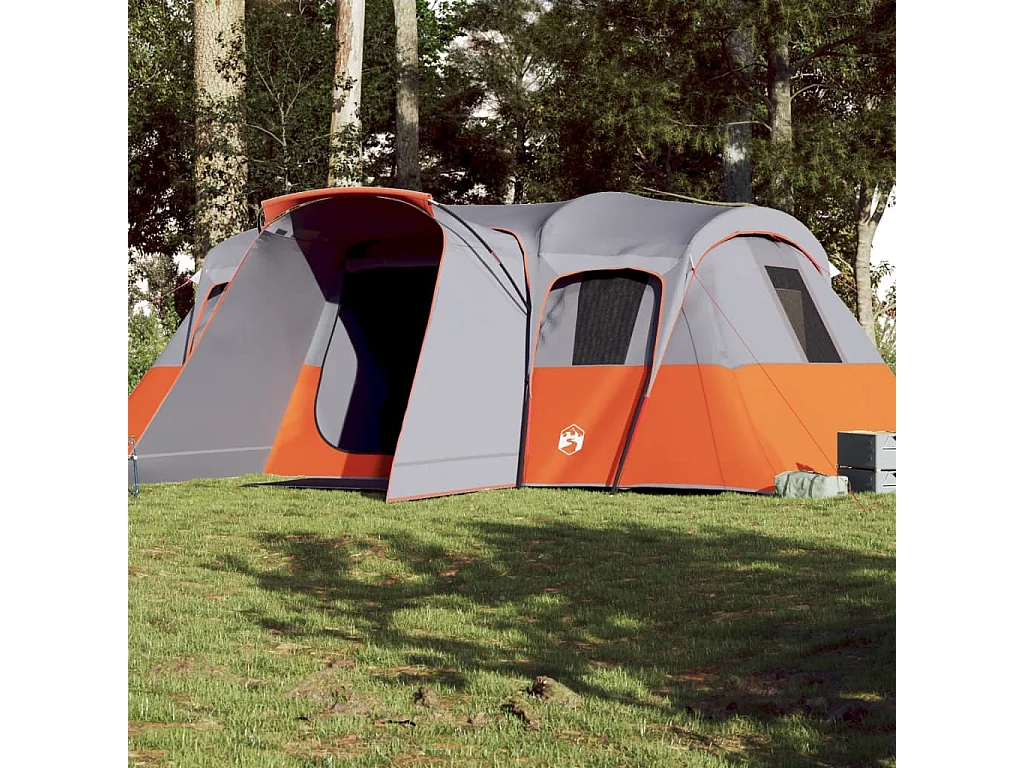 Tunneltent 16-persoons waterdicht grijs BE806930