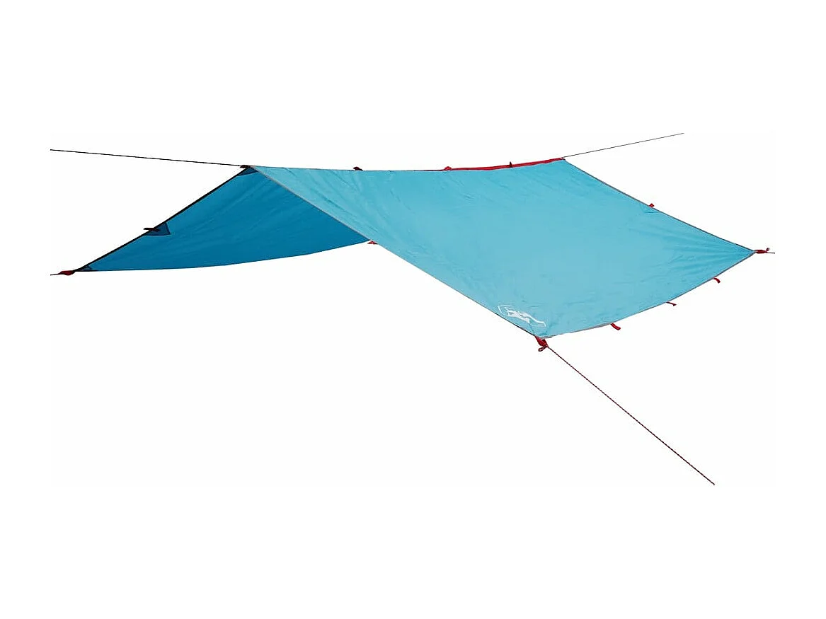 Lona de camping impermeable azul 400x294 cm ES235736
