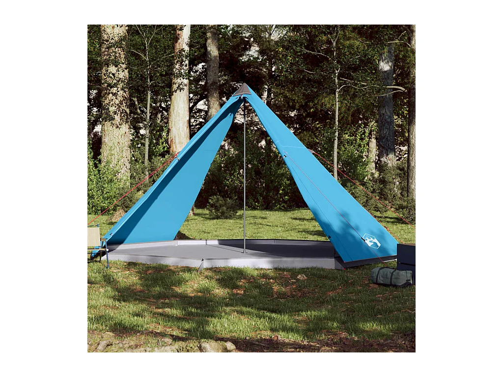 Tonnelle -Tente familiale tipi 8 personnes bleu imperméable FR280042