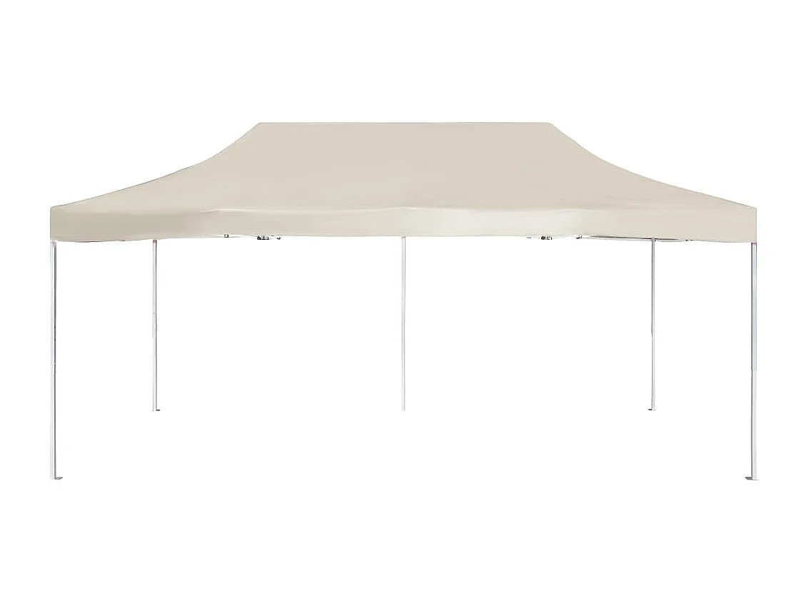 Carpa plegable profesional de aluminio crema 6x3 m ES414379