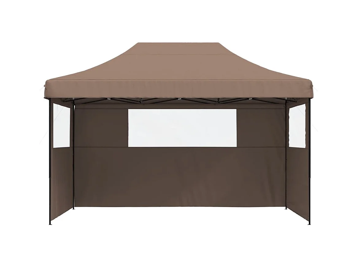 Tonnelle -Tente de réception pliable escamotable avec 3 parois latérales FR630568