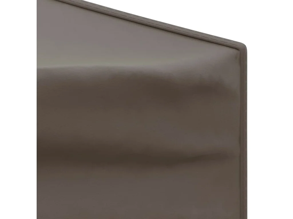 Partytent inklapbaar met zijwanden 3x3 m taupe BE268218