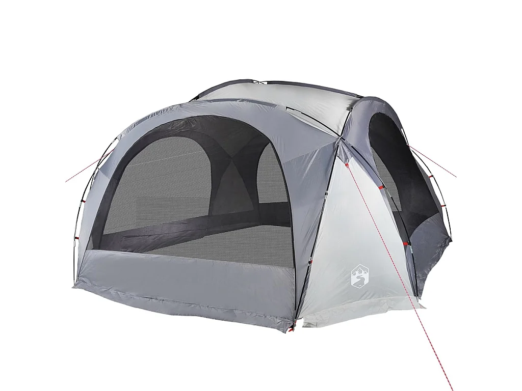 Tenda de festas impermeável branco e cinzento PT827520