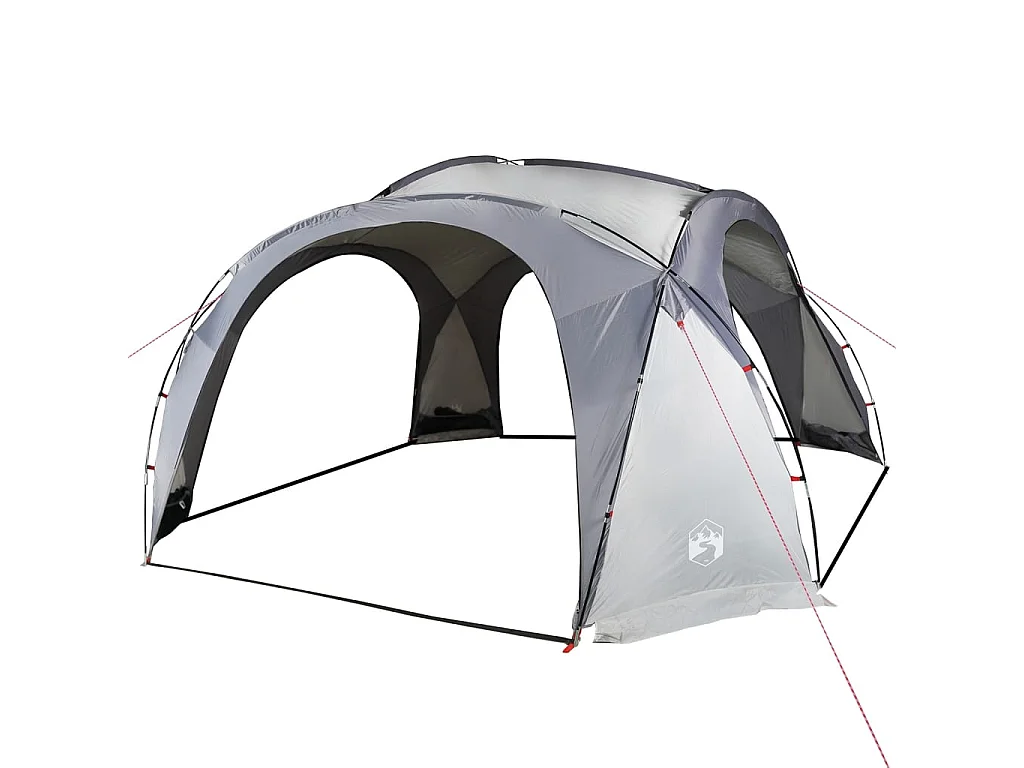 Tenda de festas impermeável branco e cinzento PT827520