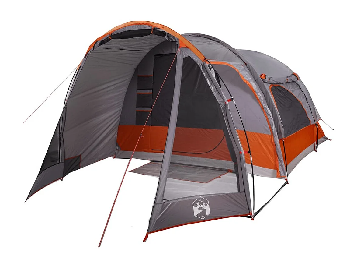 Tienda de campaña familiar para 6 personas impermeable gris ES676795