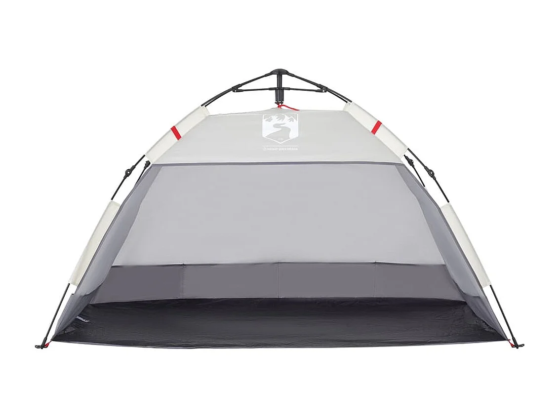 Tonnelle -Tente de plage 2 personnes gris libération rapide imperméable FR487981