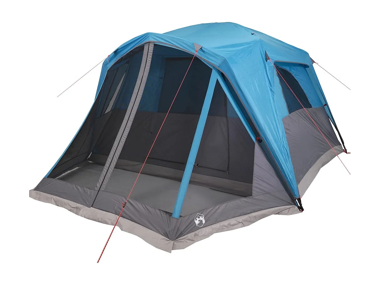 Tenda familiar c/ avançado para 6 pessoas impermeável azul PT699164