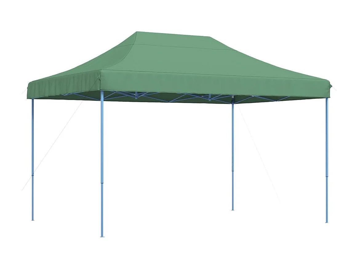 Tonnelle -Tente de réception pliable escamotable vert 410x279x315 cm FR344145