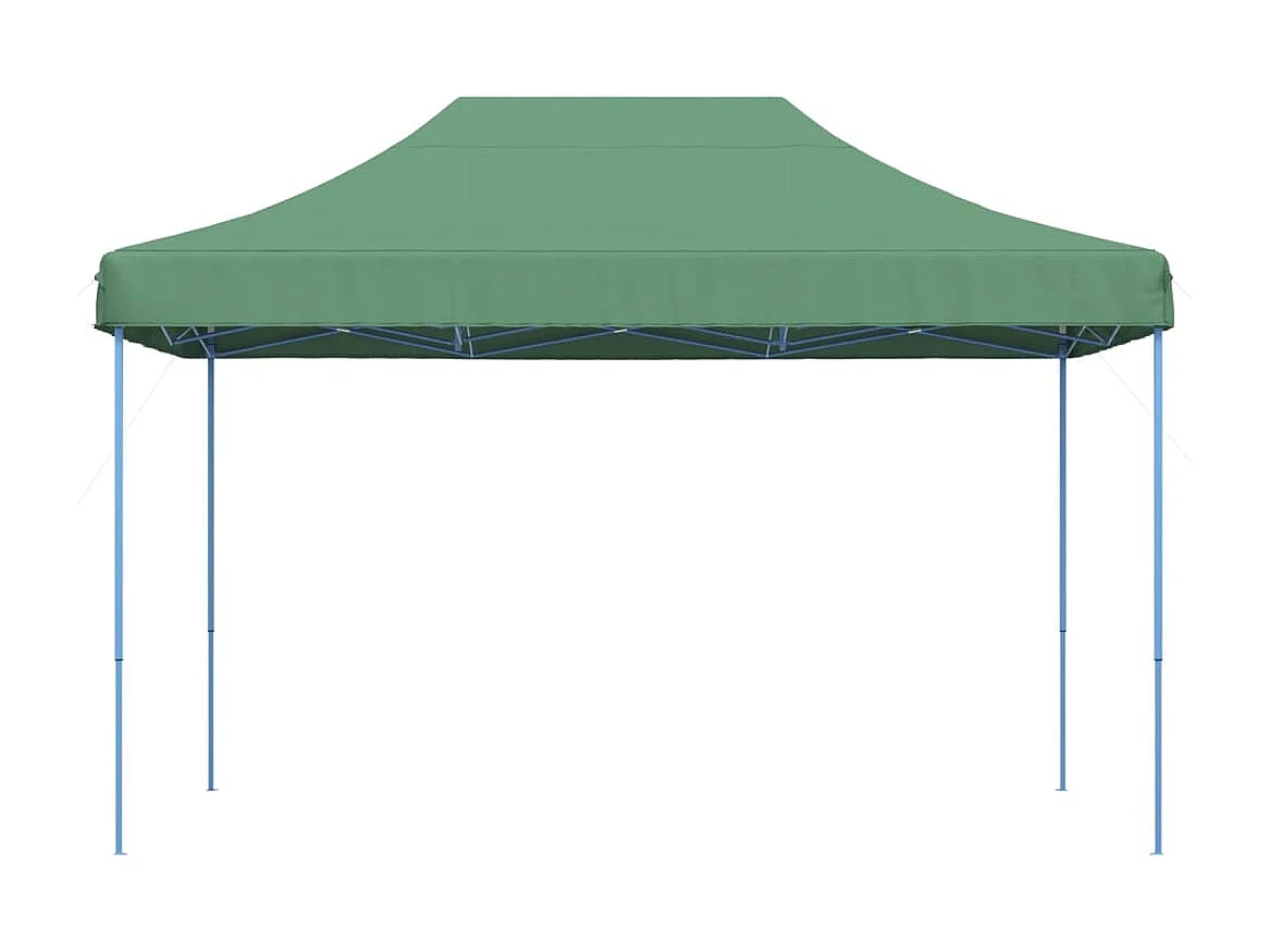 Tonnelle -Tente de réception pliable escamotable vert 410x279x315 cm FR344145