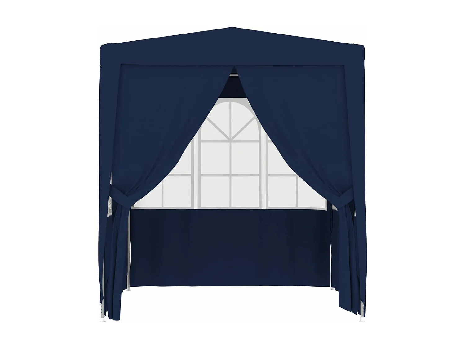 Tenda festas com paredes laterais 2,5x2,5m 90g/m² azul PT648216