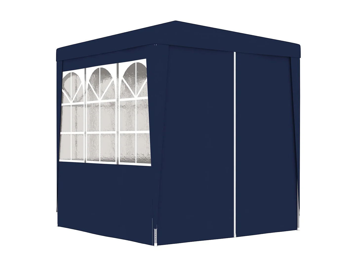 Tenda festas com paredes laterais 2,5x2,5m 90g/m² azul PT648216
