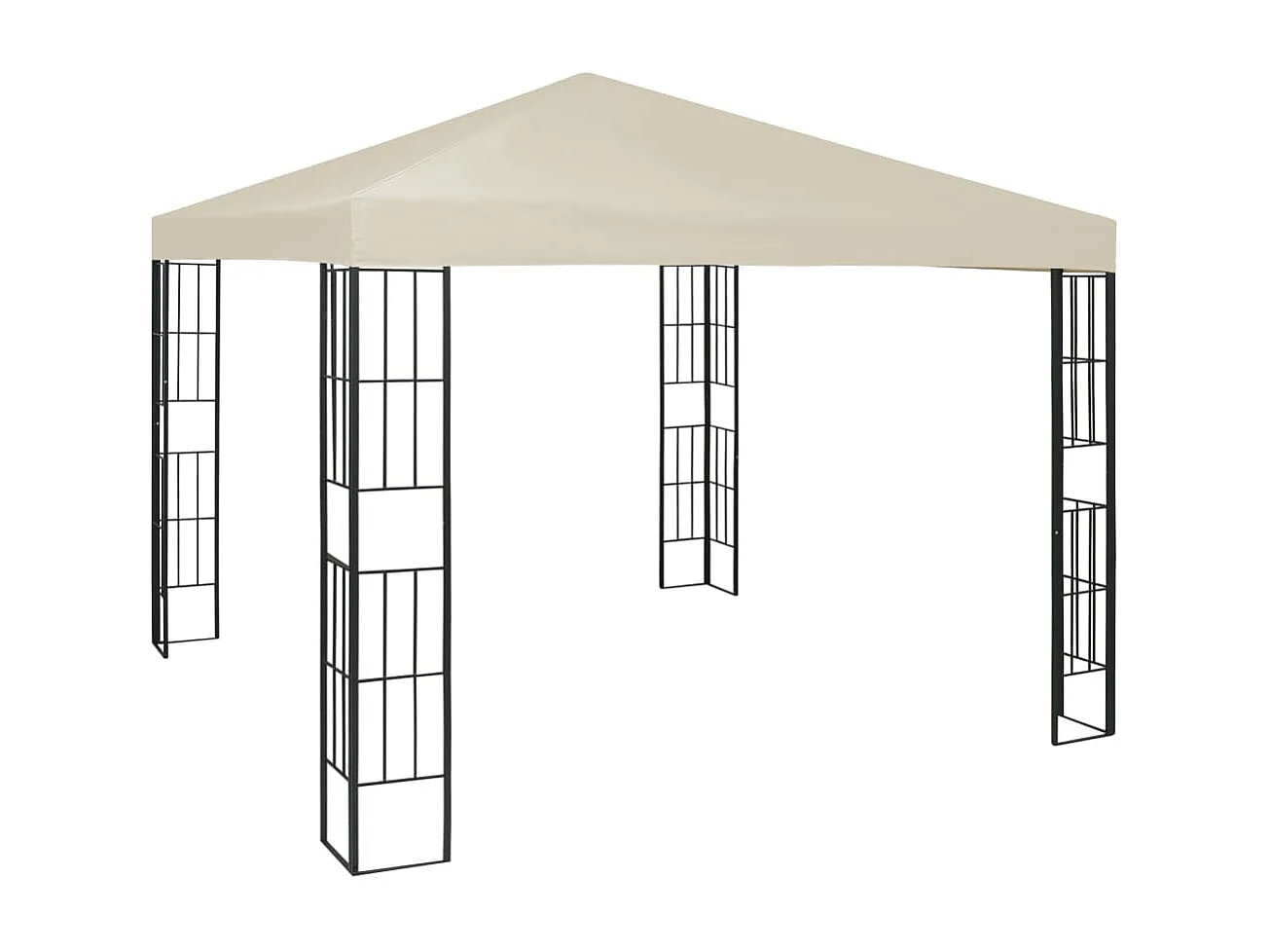 Tonnelle - Belvédère 3x3 m Crème FR884149