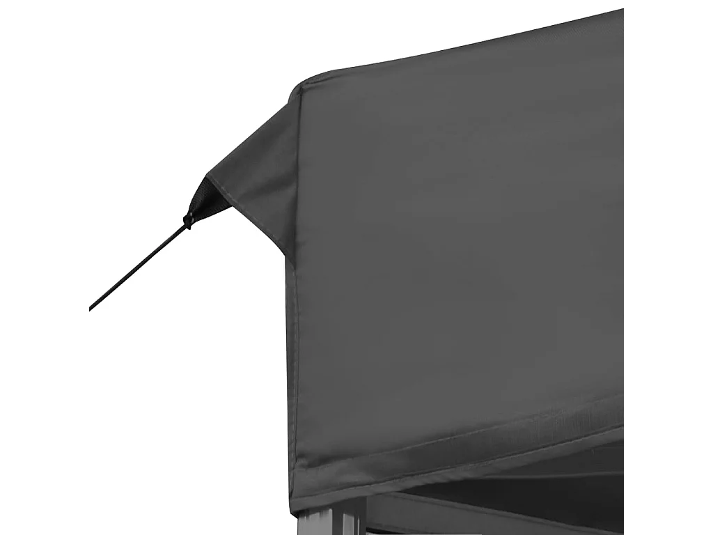 Carpa plegable profesional de aluminio antracita 6x3 m ES905244