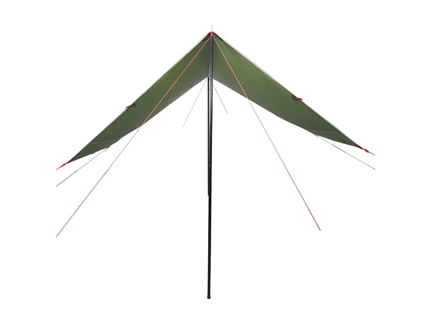 Tonnelle- Bâche de camping vert 430x380x210 cm imperméable FR388170