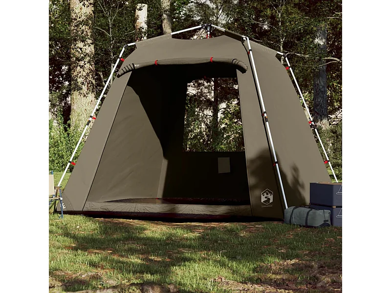 Tenda de pesca para 4 pessoas libertação rápida verde azeitona PT592109