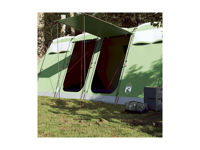 Tonnelle -Tente familiale tunnel 10 personnes vert imperméable FR938450