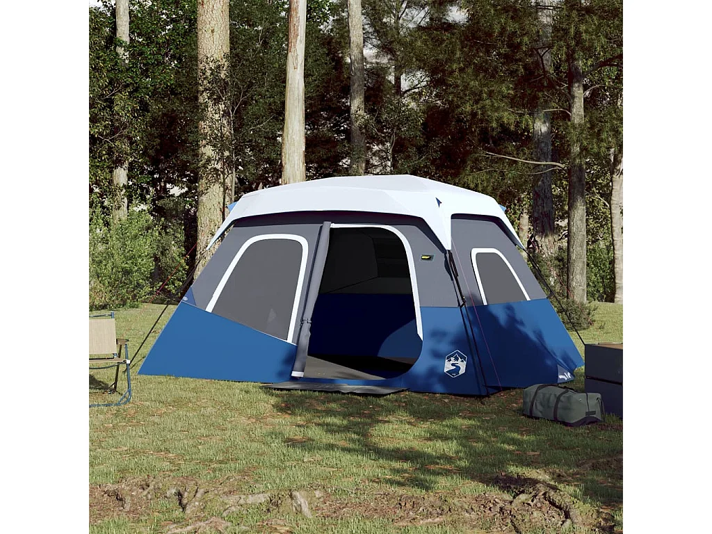 Tonnelle -Tente familiale avec LED 6 personnes libération rapide FR435743