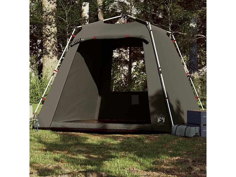 Tenda de pesca para 4 pessoas libertação rápida castanho PT566441