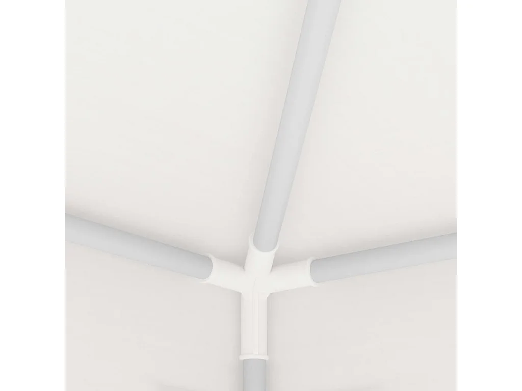 Tonnelle -Tente de réception avec parois latérales 2x2 m Blanc 90 g/m² FR234298
