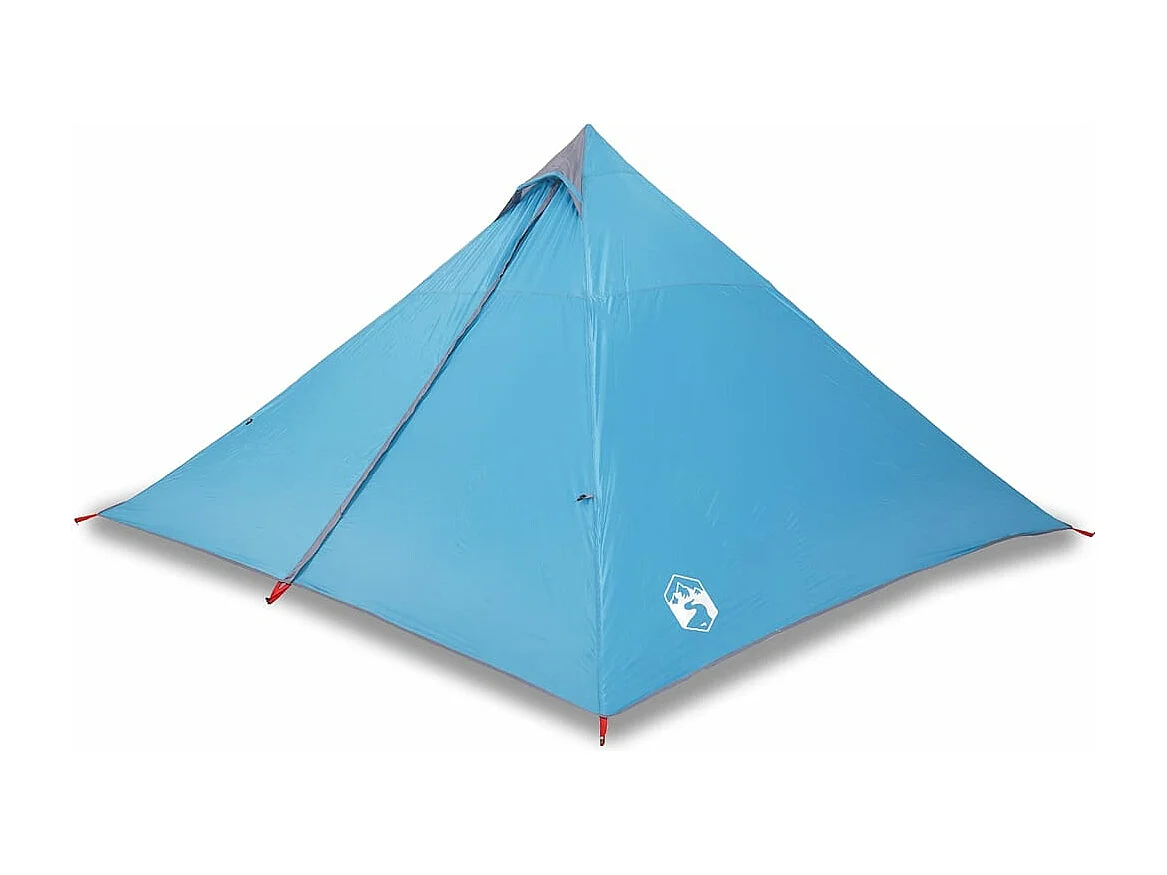 Tenda familiar tipi para 7 pessoas impermeável azul PT830191