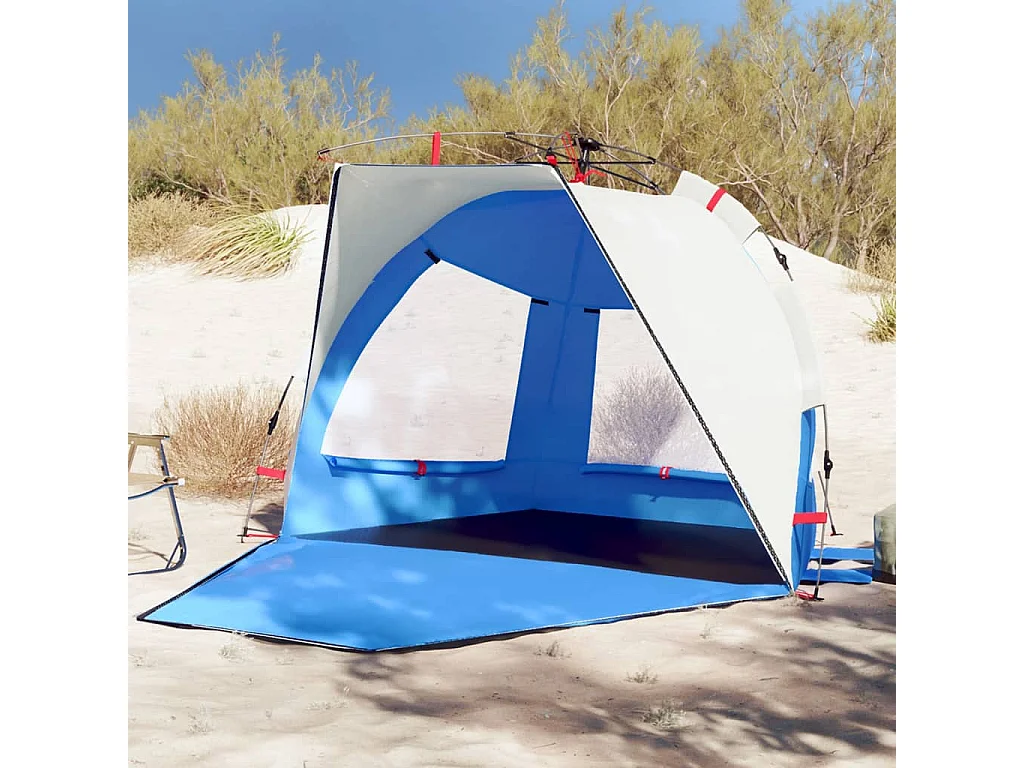 Tonnelle -Tente de plage 2 personnes libération rapide imperméable FR480745
