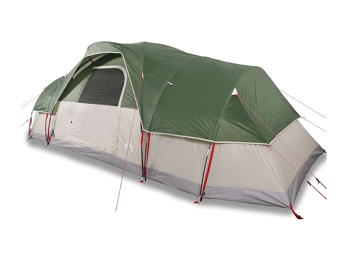 Tenda familiar em cúpula para 11 pessoas impermeável verde PT824047