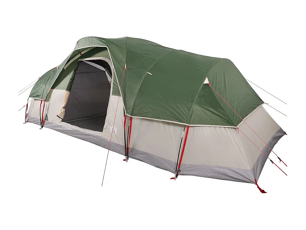 Tonnelle -Tente à dôme 11 personnes vert imperméable FR317430