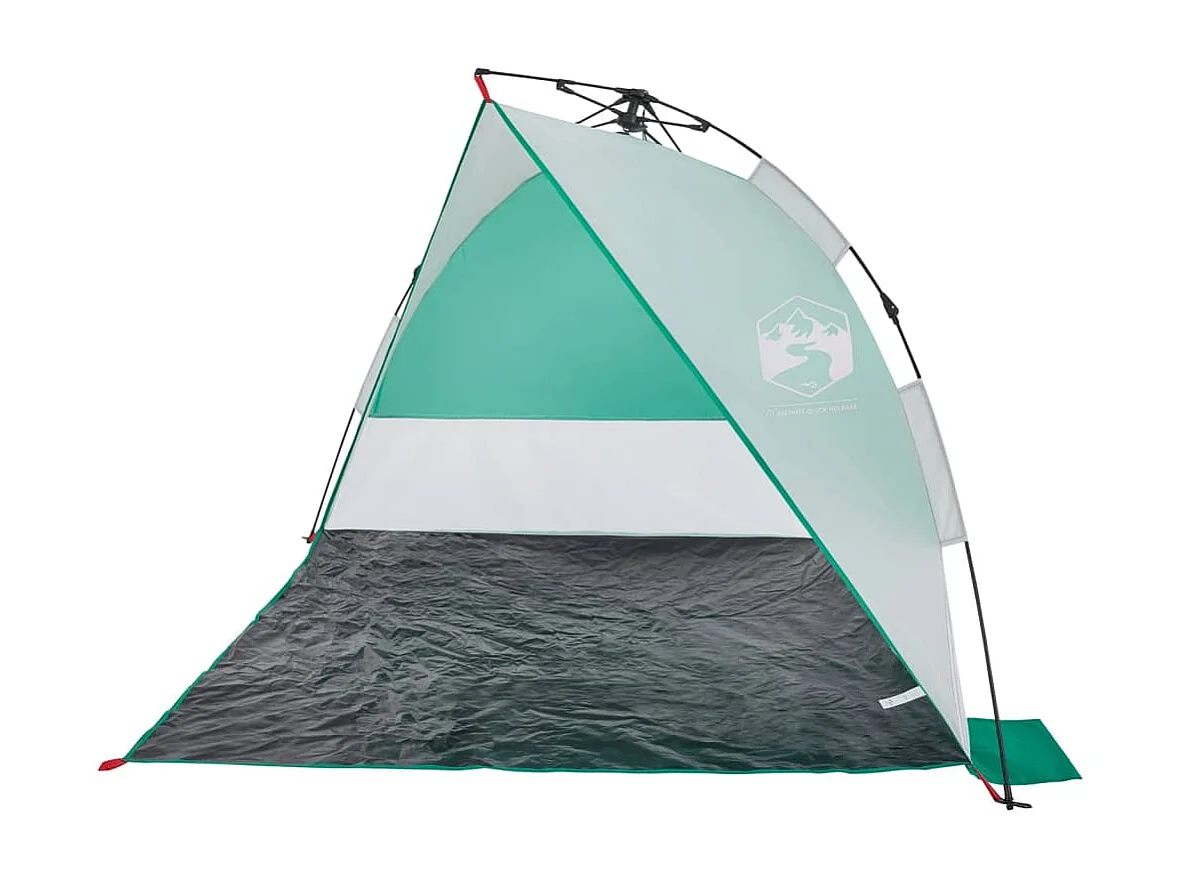 Tonnelle -Tente de plage vert d'eau libération rapide imperméable FR613152