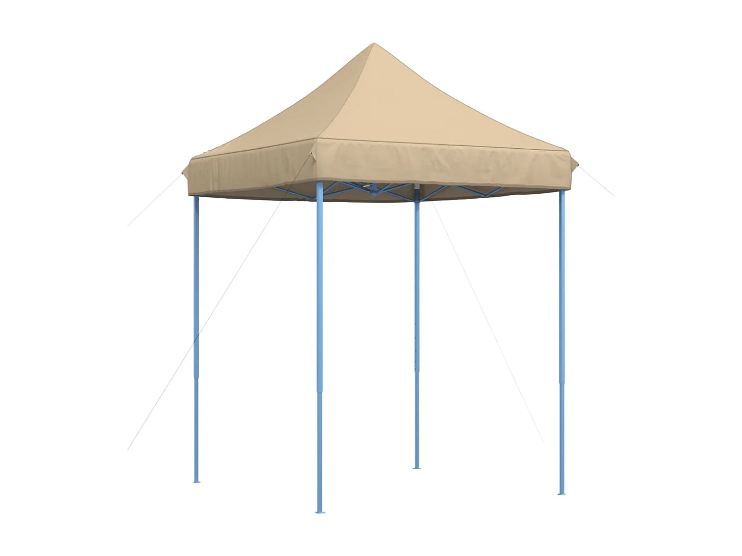 Tenda para festas pop-up dobrável 200x200x306 bege PT934897