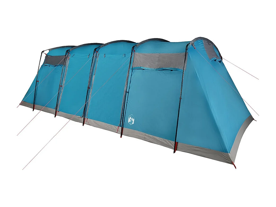 Tonnelle -Tente familiale tunnel 8 personnes bleu imperméable FR798955