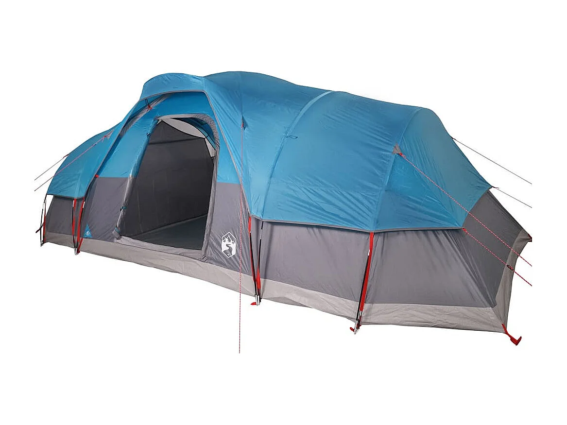 Tienda de campaña familiar iglú 11 personas impermeable azul ES184054