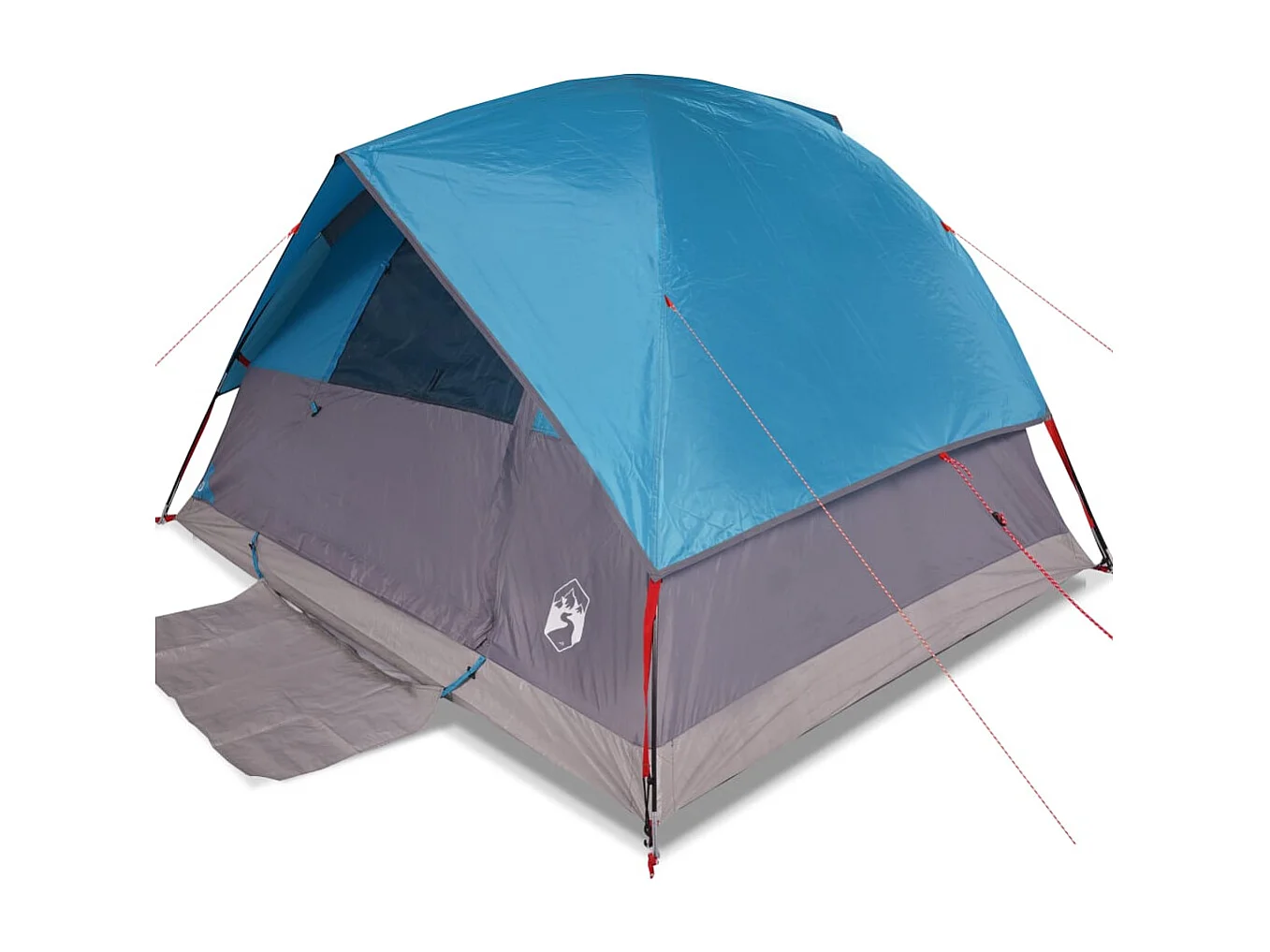 Tienda de campaña familiar iglú 6 personas impermeable azul ES175509