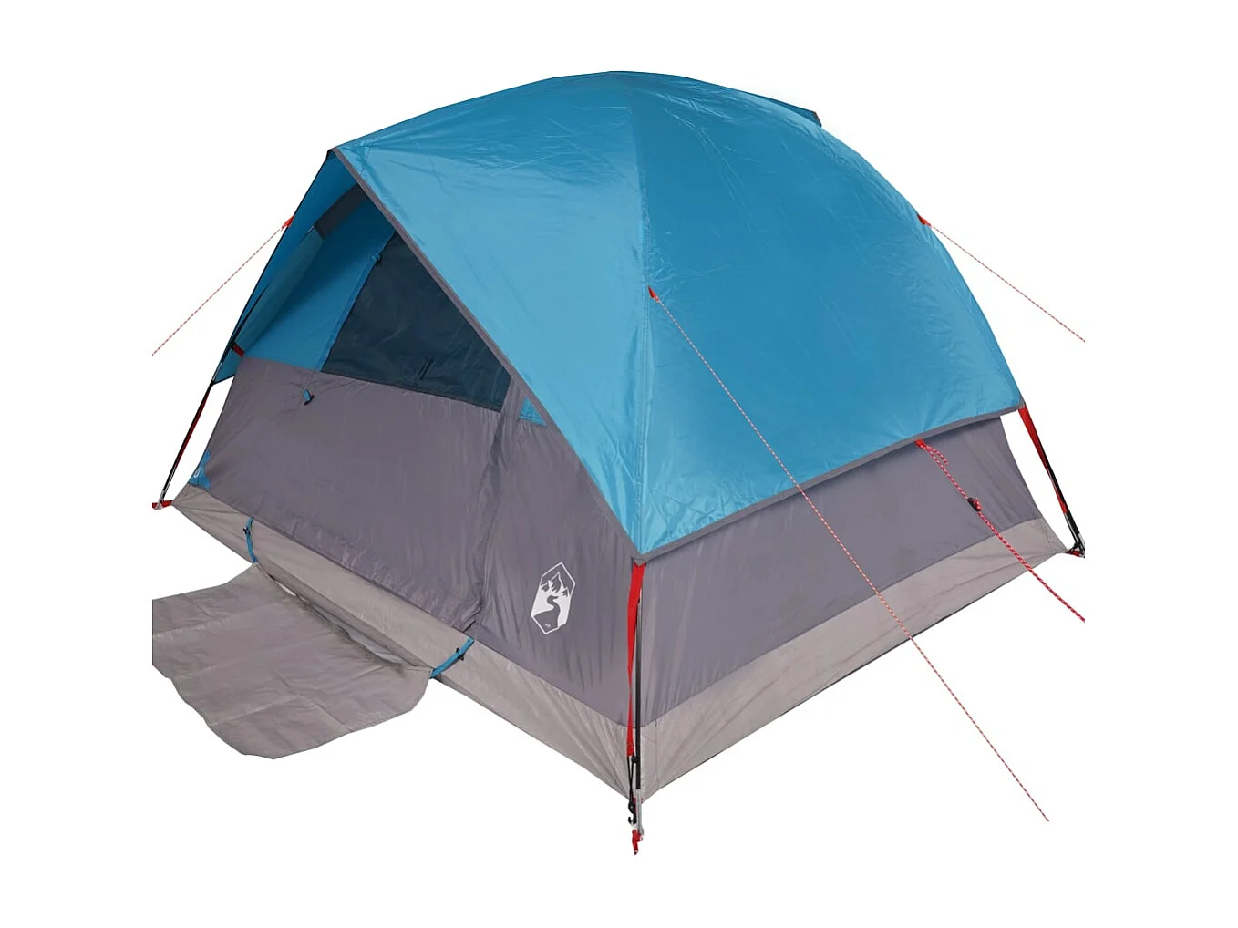 Tonnelle -Tente familiale à dôme 6 personnes bleu imperméable FR142726
