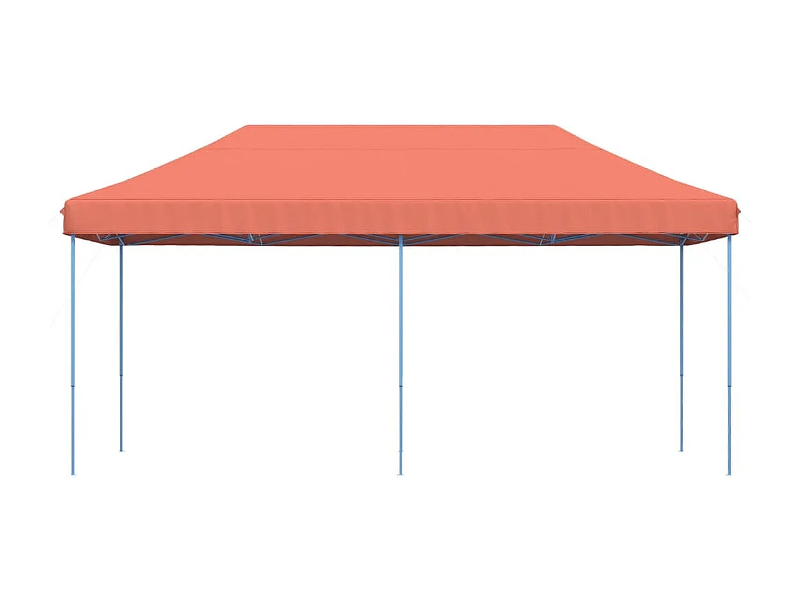 Tienda de fiesta plegable Pop-Up terracota 580x292x315 cm ES844641