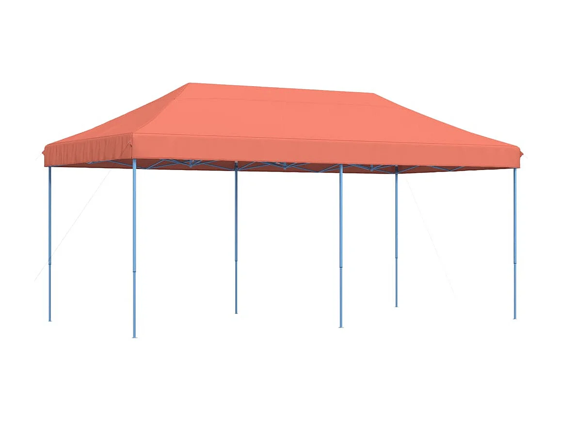 Tienda de fiesta plegable Pop-Up terracota 580x292x315 cm ES844641