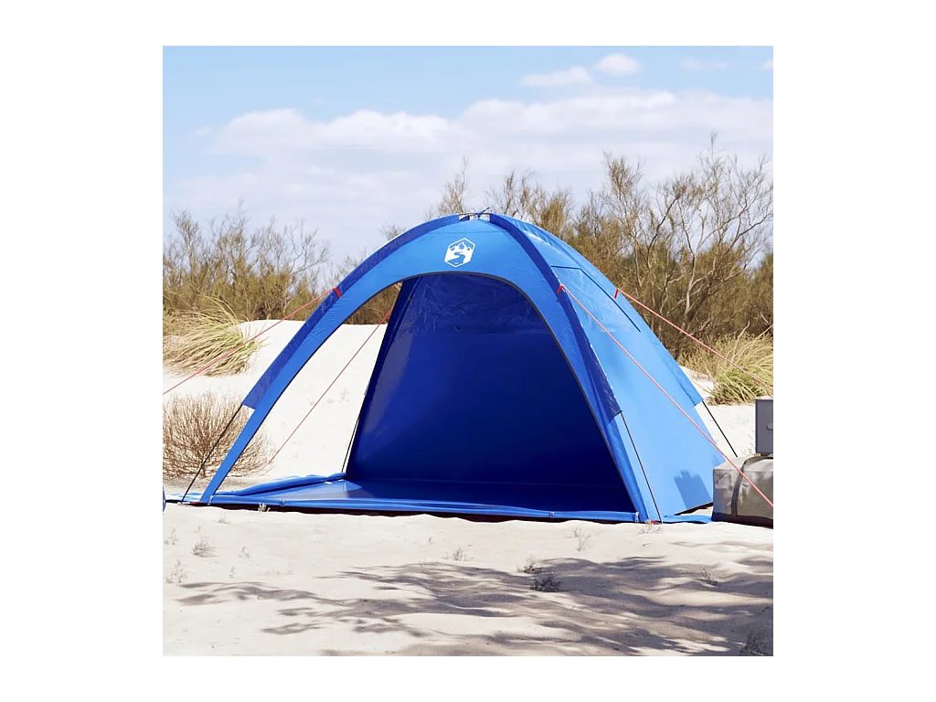 Tonnelle -Tente de plage bleu azuré imperméable FR862482