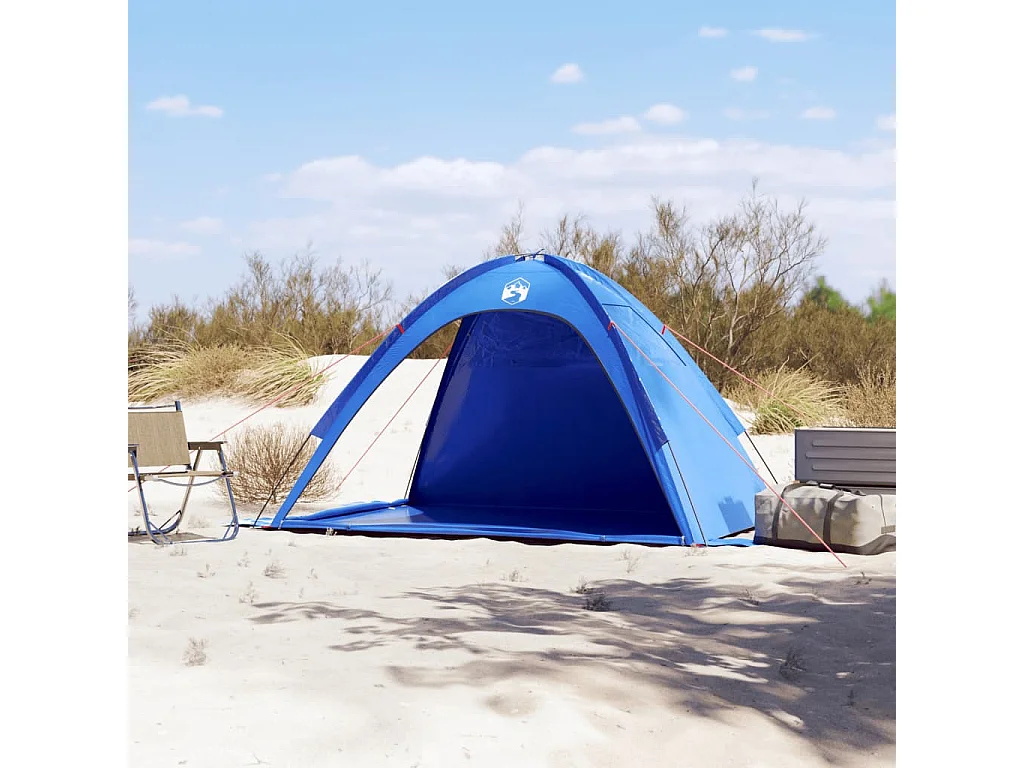 Tonnelle -Tente de plage bleu azuré imperméable FR862482