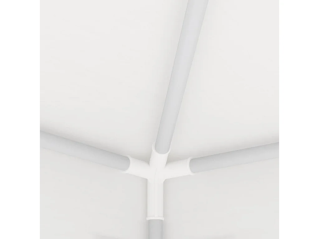 Tenda festas profissional + paredes laterais 4x4m 90g/m² branco PT667970