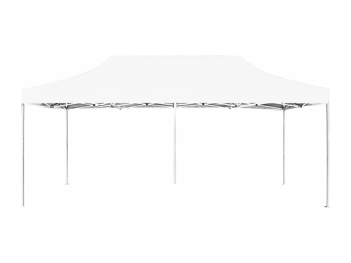 Tonnelle -Tente de réception pliable Aluminium 6 x 3 m Blanc FR244131